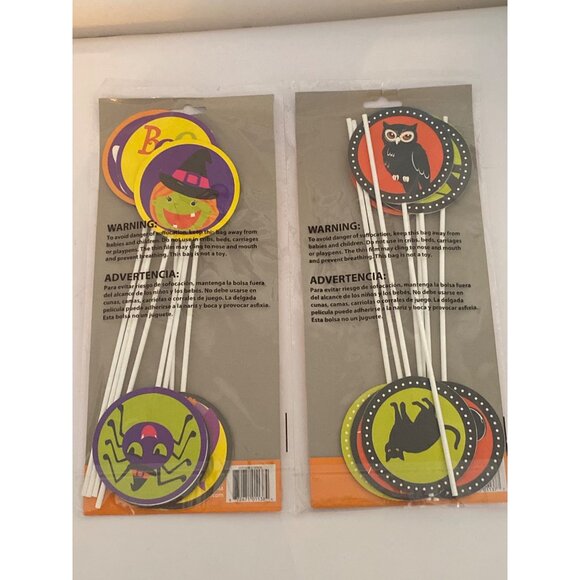 Halloween Table Cover Party Supply Cake Decor Kit Box Envelope Lot of 16 NEW - Picture 5 of 14